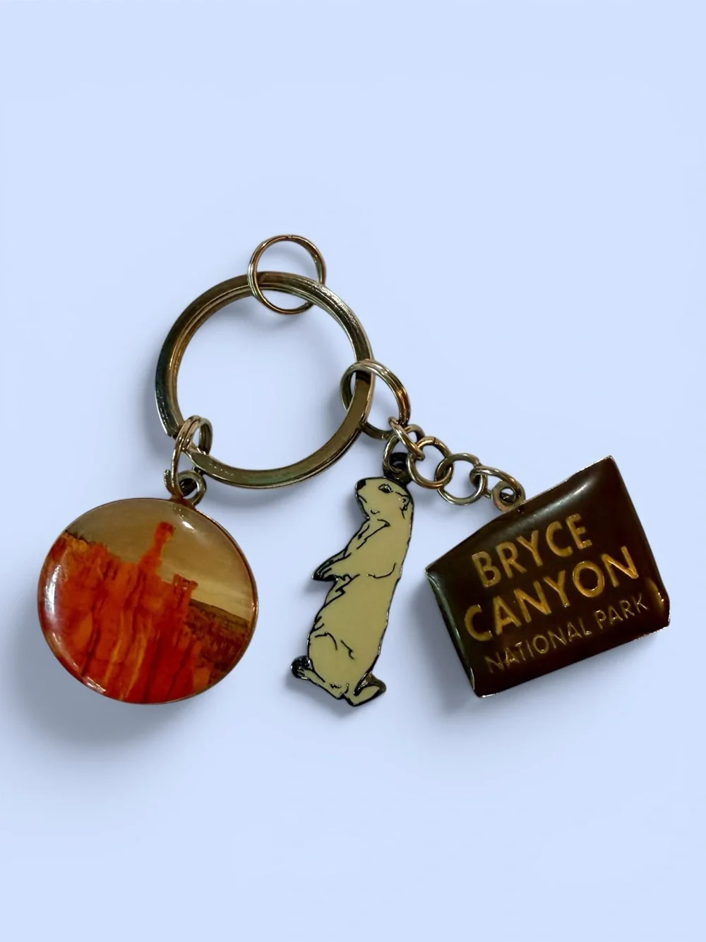 National Park Souvenir Keychains Graphic Charms Scenic Images